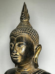 Wood Meditating Lanna Thai Buddha Statue 26" - Routes Gallery