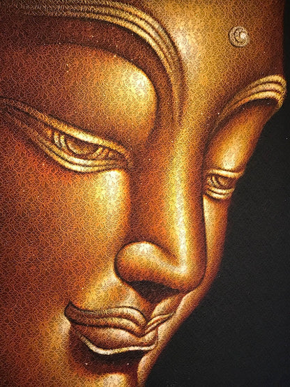 Buddha Face Painting - Routes Gallery