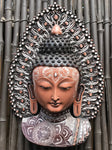Buddha Bust Wall Hanging 13.5" - Routes Gallery