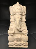 Stone Seated Ganesh Statue 4.5" - Routes Gallery