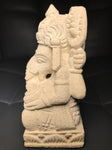 Stone Seated Ganesh Statue 4.5" - Routes Gallery