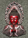 Buddha Bust Namaste Wall Hanging 9.5" - Routes Gallery