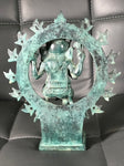 Brass Dancing Ganesh Statue 7.5" - Routes Gallery