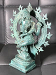 Brass Dancing Ganesh Statue 7.5" - Routes Gallery