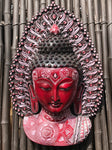 Buddha Bust Wall Hanging 13.5" - Routes Gallery