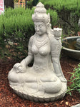 Stone Devi Tara Garden Statue 45" - Routes Gallery