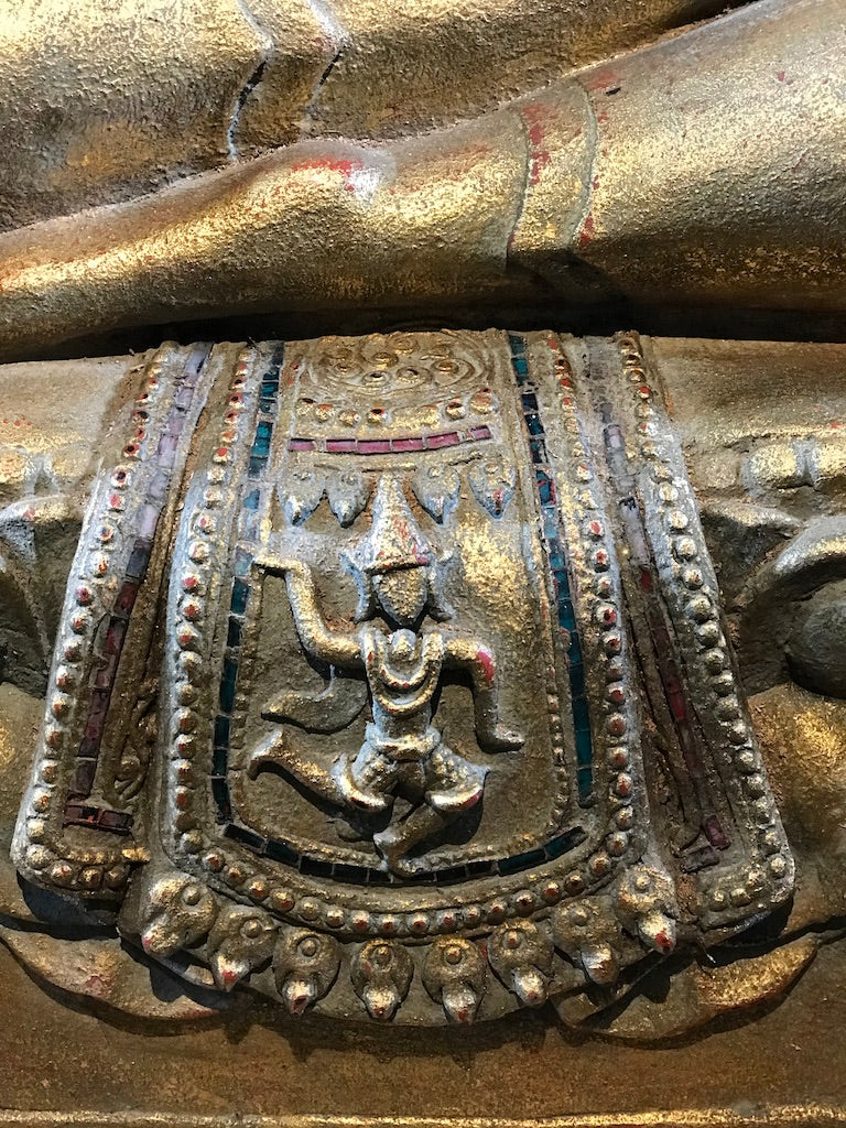 Wood Sukhothai Earth Witness Buddha Statue 40" - Routes Gallery