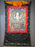 Chenrezig Thangka, Buddha of Compassion - Routes Gallery