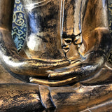 Wood Sukhothai Meditation Buddha Statue 40" - Routes Gallery