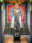 Wood Standing Sukhothai Buddha Statue 52" - Routes Gallery