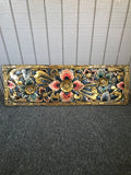 Wood Lotus Relief Panel - Routes Gallery