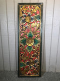 Wood Lotus Relief Panel - Routes Gallery