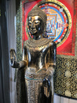 Wood Standing Laos Style Buddha 70" - Routes Gallery