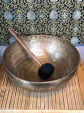 Large Sound Therapy Handmade Singing Bowl 20.5" - Routes Gallery