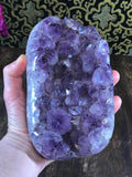 Amethyst Quartz Crystal Cluster 8.5" - Routes Gallery