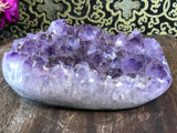 Amethyst Quartz Crystal Cluster 8.5" - Routes Gallery