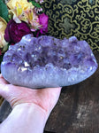 Amethyst Quartz Crystal Cluster 8.5" - Routes Gallery