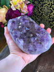 Amethyst Quartz Crystal Cluster 8.5" - Routes Gallery