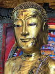 Wood Standing Monk with Alms Bowl 48" - Routes Gallery