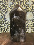 Crystal Deep Smoky Quartz Obelisk Tower Point 4.85 lbs - Routes Gallery