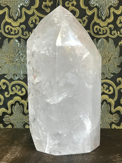 Crystal Quartz Obelisk Tower Point 5.75 lbs - Routes Gallery