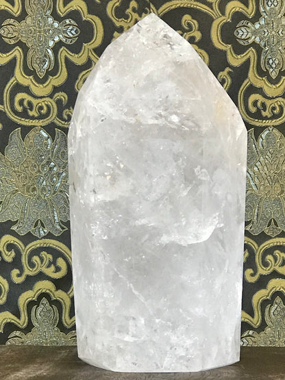 Crystal Quartz Obelisk Tower Point 5.75 lbs - Routes Gallery