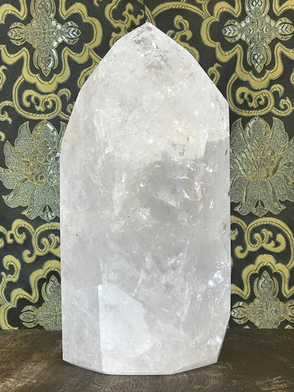 Crystal Quartz Obelisk Tower Point 5.75 lbs - Routes Gallery