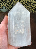 Crystal Quartz Obelisk Tower Point 2.55 lbs - Routes Gallery
