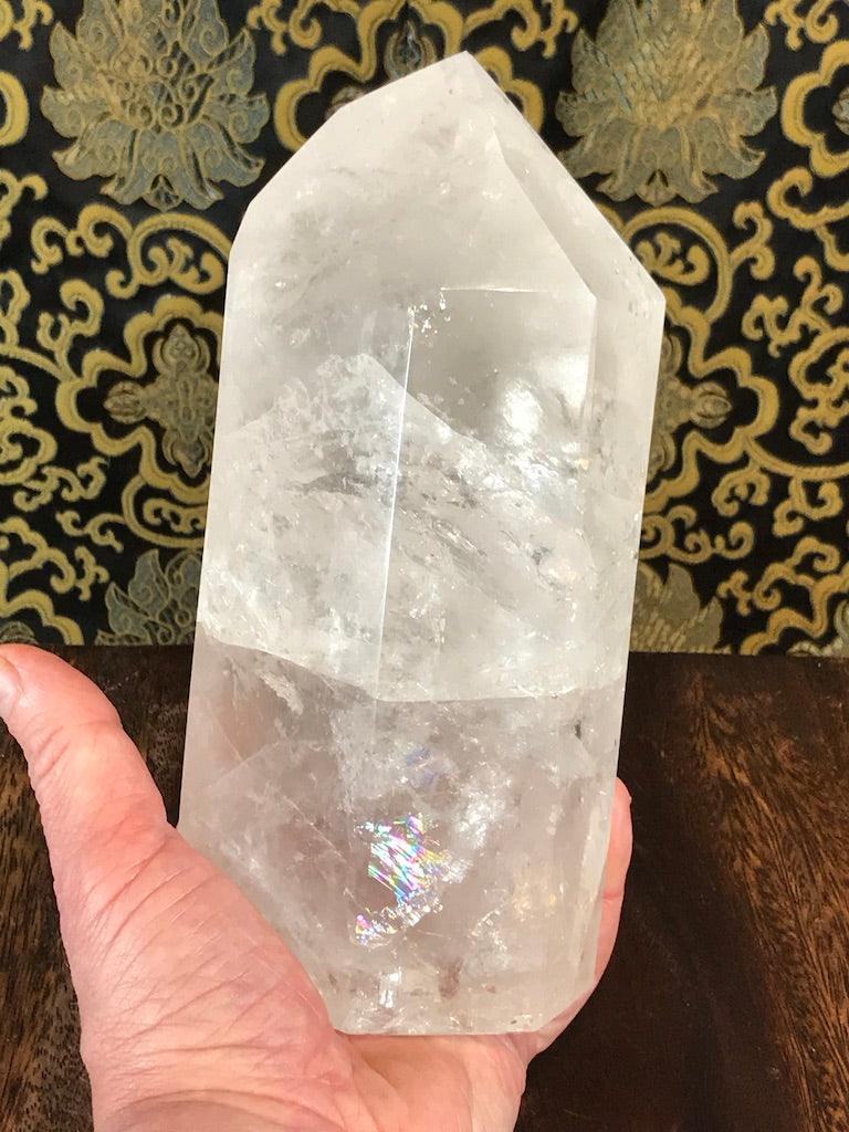 Crystal Quartz Obelisk Tower Point 4.9 lbs - Routes Gallery