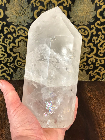 Crystal Quartz Obelisk Tower Point 4.9 lbs - Routes Gallery