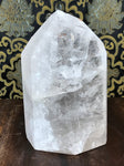 Crystal Quartz Obelisk Tower Point 3.95 lbs - Routes Gallery