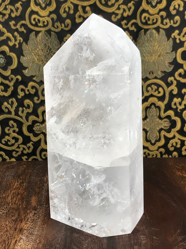 Crystal Quartz Obelisk Tower Point 4.9 lbs - Routes Gallery