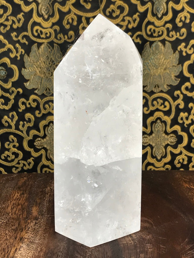 Crystal Quartz Obelisk Tower Point 4.9 lbs - Routes Gallery