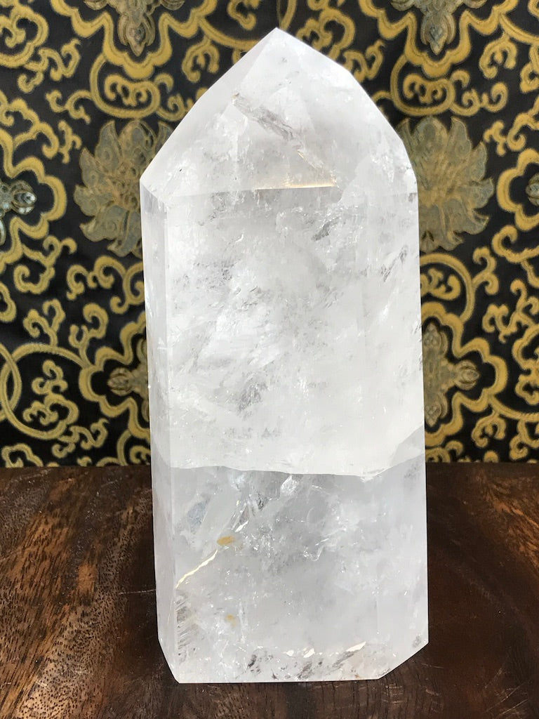 Crystal Quartz Obelisk Tower Point 4.9 lbs - Routes Gallery