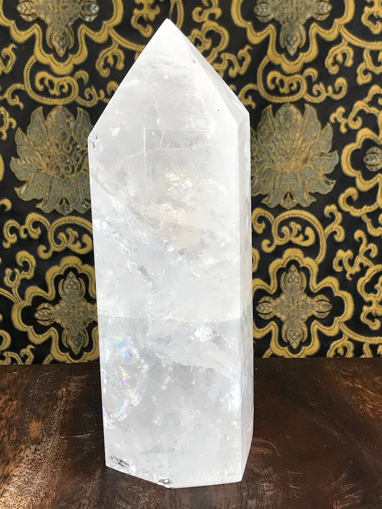 Crystal Quartz Obelisk Tower Point 4.9 lbs - Routes Gallery