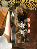Crystal Deep Smoky Quartz Obelisk Tower Point 4.85 lbs - Routes Gallery