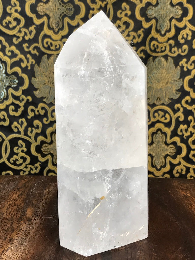 Crystal Quartz Obelisk Tower Point 4.9 lbs - Routes Gallery