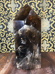 Crystal Deep Smoky Quartz Obelisk Tower Point 4.85 lbs - Routes Gallery