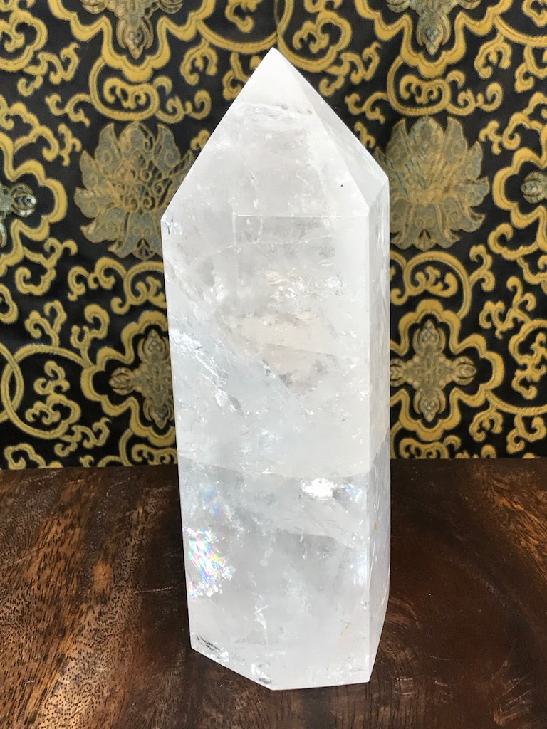 Crystal Quartz Obelisk Tower Point 4.9 lbs - Routes Gallery