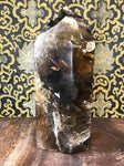 Crystal Deep Smoky Quartz Obelisk Tower Point 4.85 lbs - Routes Gallery