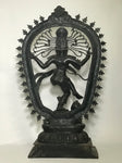 Brass Dancing Shiva Nataraja Statue 36" - Routes Gallery