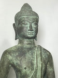 Brass Standing Teaching Buddha Statue 36" - Routes Gallery