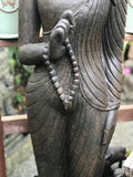 Stone Standing Vitarka Buddha Statue 60" - Routes Gallery