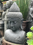 Stone Buddha Bust Garden Statue 39" - Routes Gallery