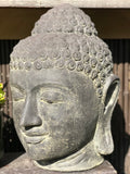 Buddha Head Garden Statue 24" - Routes Gallery