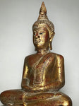 Wood Meditating Lanna Thai Buddha Statue 18.5" - Routes Gallery