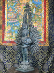Brass Avalokiteshvara with 1000 Arms Statue 27" - Routes Gallery