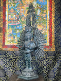 Brass Avalokiteshvara with 1000 Arms Statue 27" - Routes Gallery