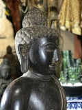 Stone Dyhana Meditation Buddha Statue 36" - Routes Gallery