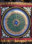 Om Mantra Mandala Thangka - Routes Gallery